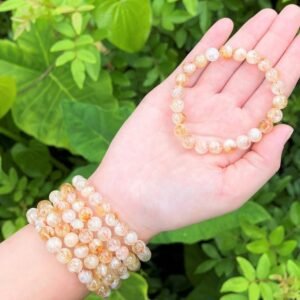Natural Gemstone Adjustable Bracelet Citrine