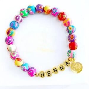 Dog Cat Name Bracelet Custom Beaded Bracelet Jewelry for Pet Lovers
