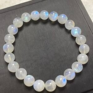 Natural Gemstone Adjustable Bracelet Blue Moonstone