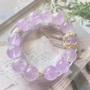 Natural Gemstone Adjustable Bracelet Amethyst