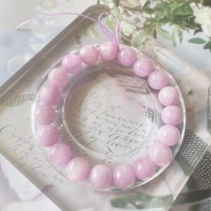 Natural Gemstone Adjustable Bracelet Kunzite