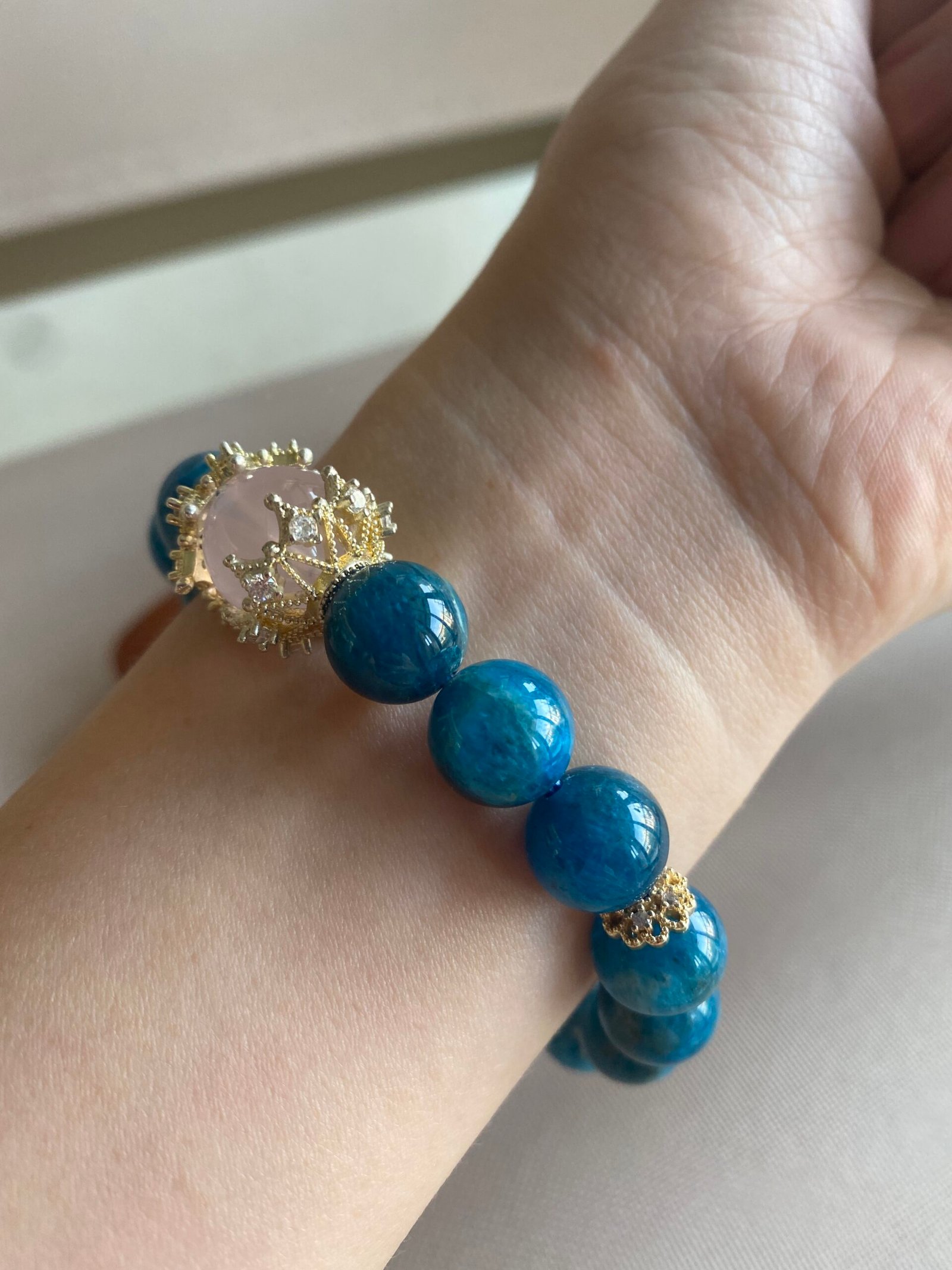 Natural Gemstone Adjustable Bracelet DIY Natural Stone - Image 4