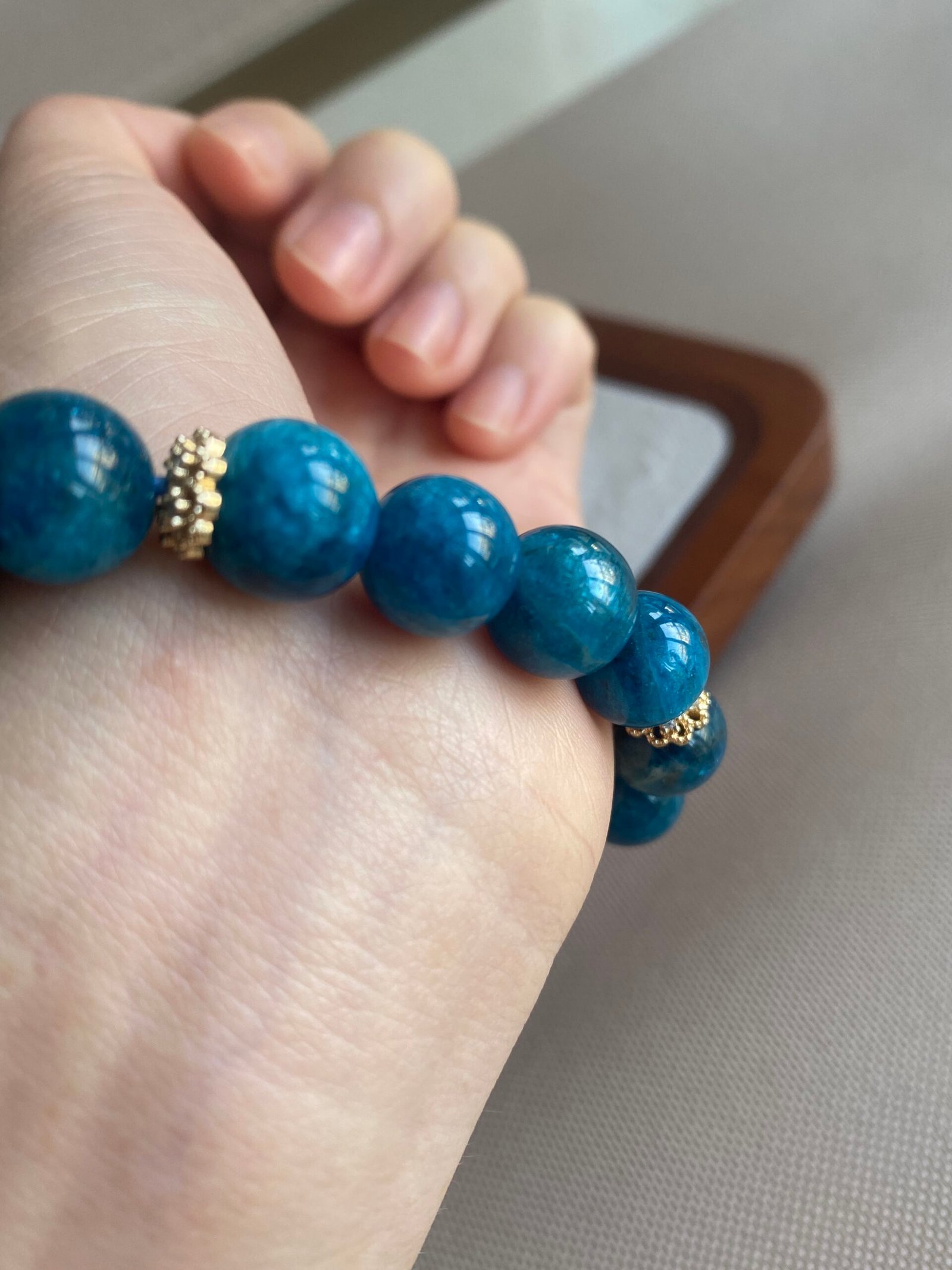 Natural Gemstone Adjustable Bracelet DIY Natural Stone - Image 6