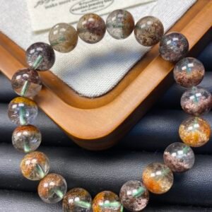 Natural Gemstone Adjustable Bracelet Phantom Quartz